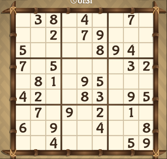 Sudoku Starting Grid
